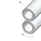 SILKY tubo trasparente gemellare diam.7mmx13mm