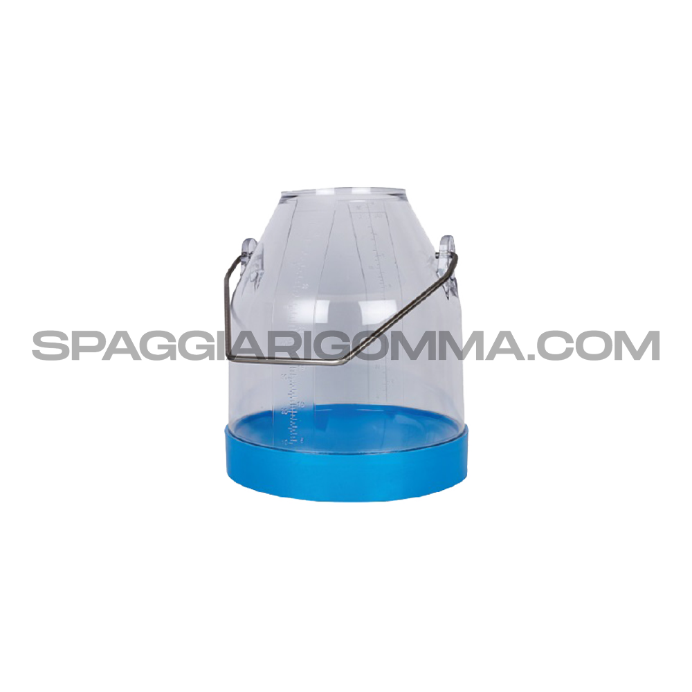 Secchio trasparente in Makrolon Lt. 30