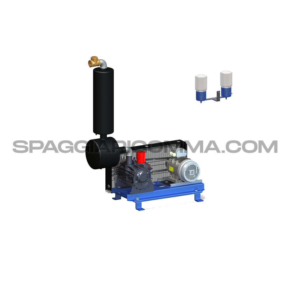 GPV 2200 su basamento Hp. 5,5 - Lt/m 1800