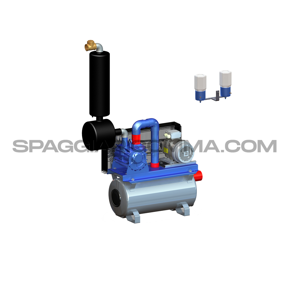 GPV 2200 su serbatoio lt. 85 Hp.7,5 - Lt/m 2300 - oliatore normale