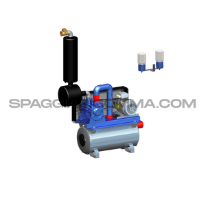 GPV 2200 su serbatoio lt. 85 Hp.7,5 - Lt/m 2300 - oliatore normale