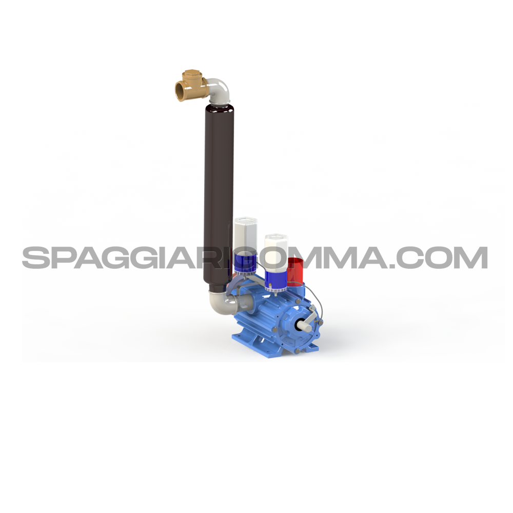 GPV 1600 su basamento Hp.4 - Lt/min. 1500 - con oliatore normale