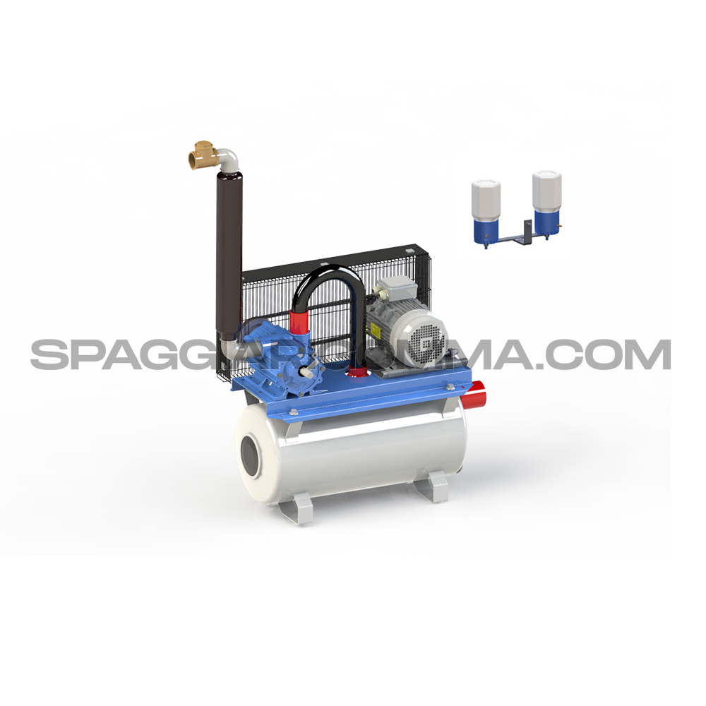 GPV 1600 su serbatoio lt. 85 - senza motore elettrico