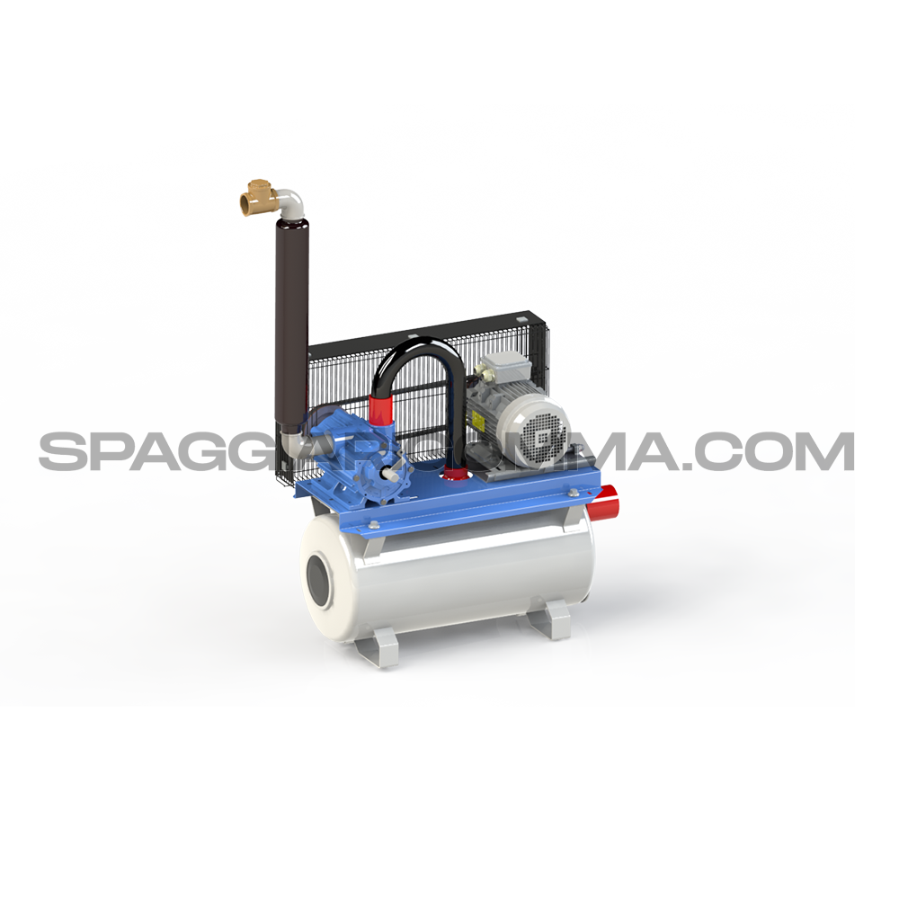 GPV 1600 su serbatoio lt. 110 - senza motore elettrico