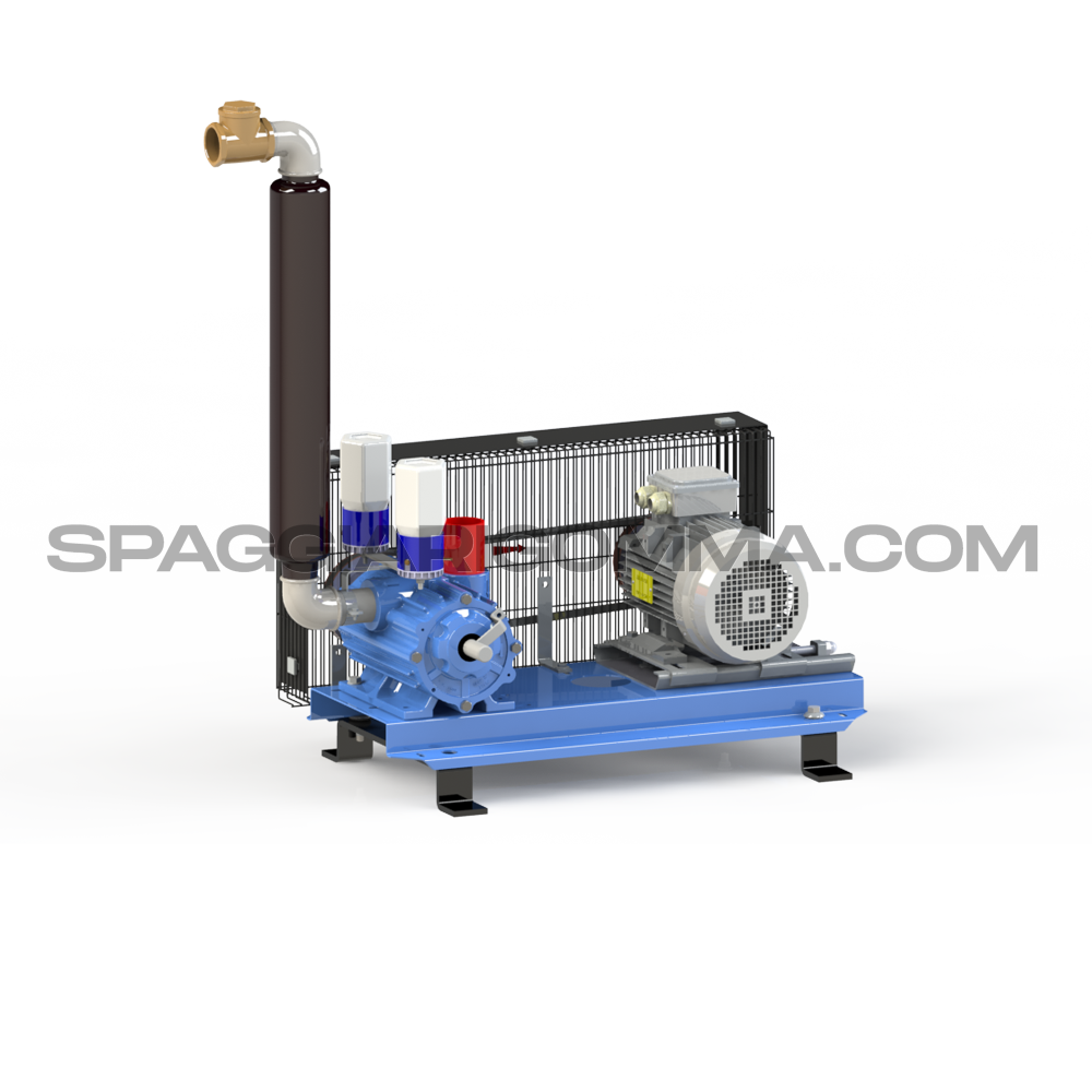 GPV 1600 su basamento -con oliatore normale - senza motore elettrico